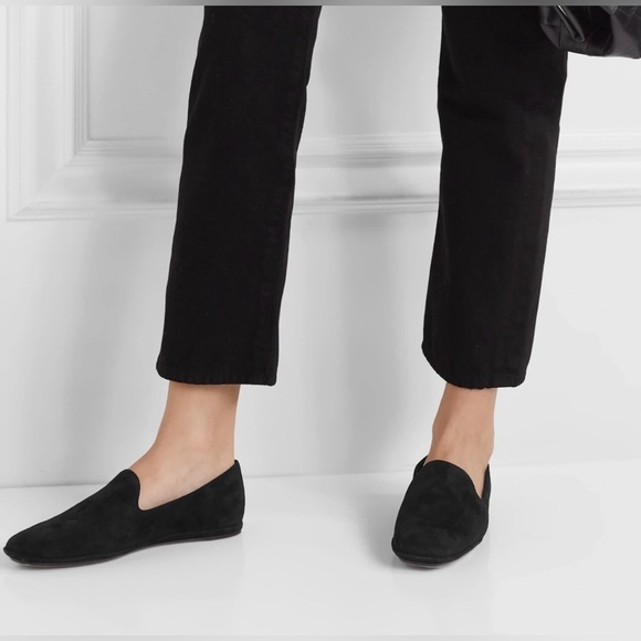 🖤VINCE Clark Suede Paz Venetian Loafer Flats Women’s Size 6.5M 🖤 - Picture 3 of 10